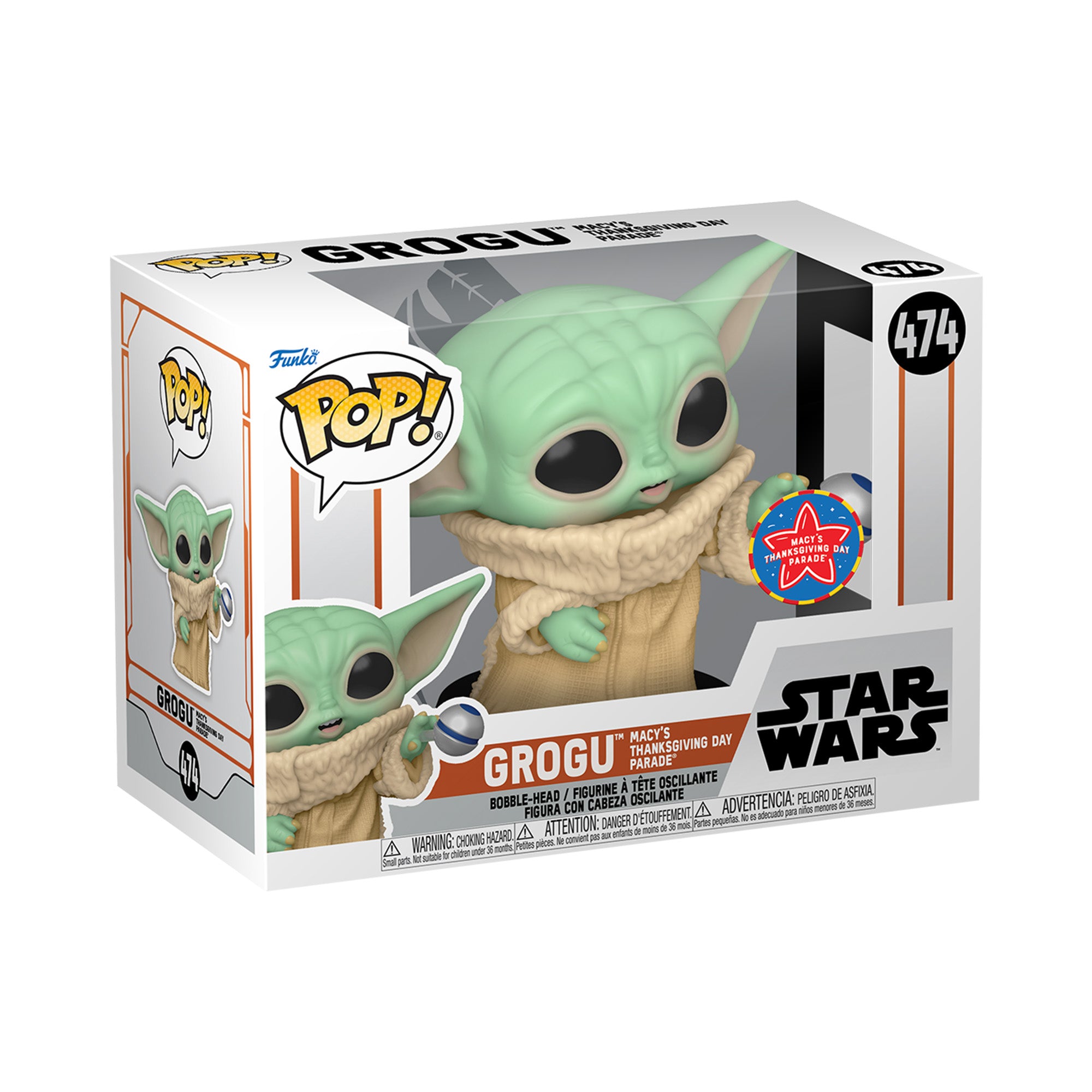 Funko Pop Grogu Con Una Pelota Star Wars - 474